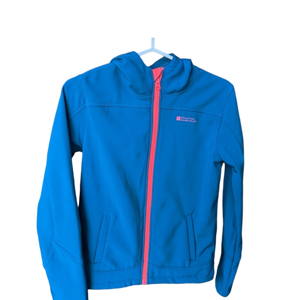 Girls Mountain Warehouse spring-fall jacket. Size 11-12. Teal color. No defects
